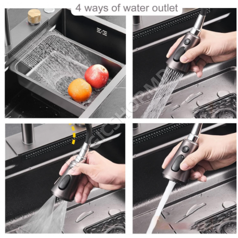 Раковина Backer Nano Black PVD Top 750-46063 